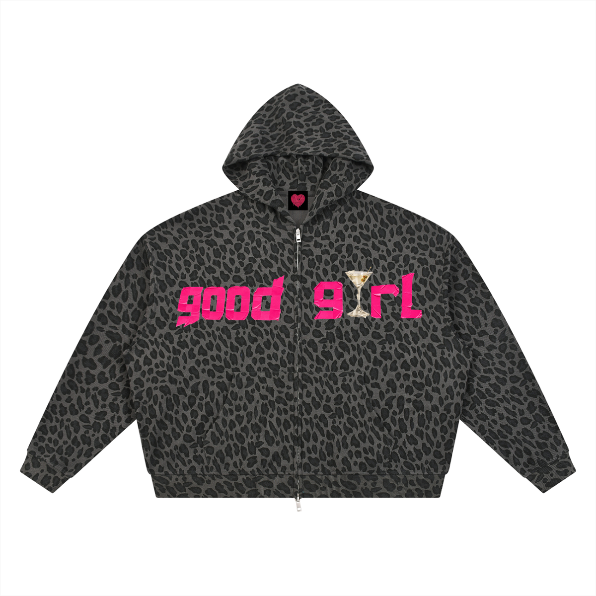 good girl martini leopard jacket