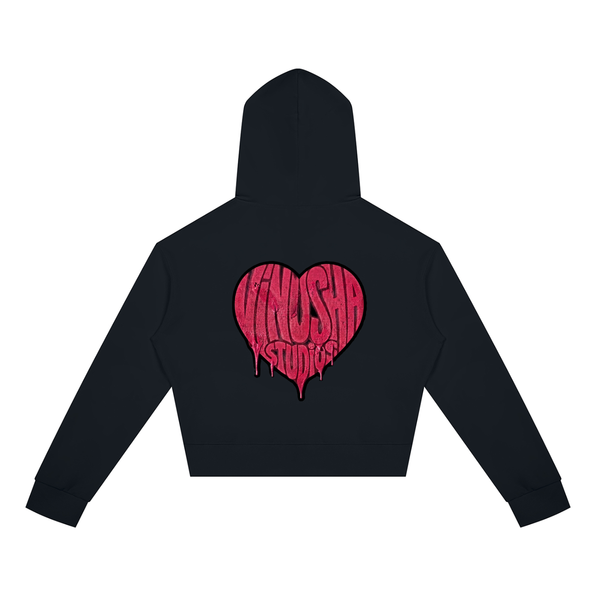 rent boy black zip up hoodie